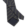 Regimental Wool Tie in Dark Blue and Green