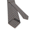 Printed Jacquard Silk Tie in Grigio