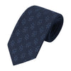 Printed Wool Tie in Blue