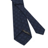 Printed Wool Tie in Blue