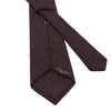 Woven Wool Tie in Red Pattern