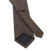 Woven Wool Tie in Brown