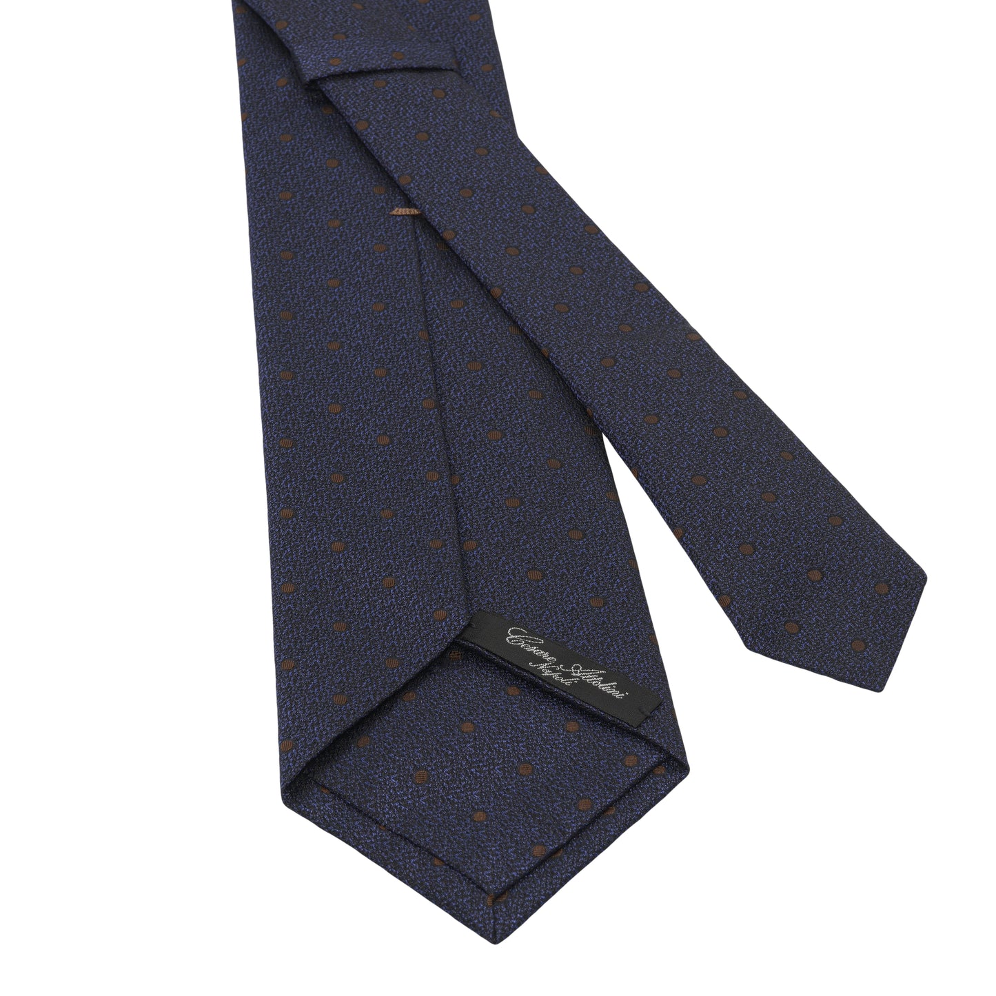 Polka Dot Jacquard Silk Tie in Royal Blue