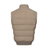 Zig-Zag Dotted Leather Vest in Beige