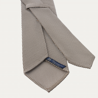 Grenadine Silk Light Brown Tie