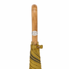 Apple Wood-Handle Polka Dot Umbrella in Yellow