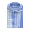 Striped Casual Linen Shirt in Blue