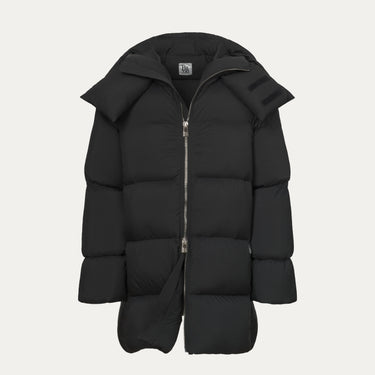 "M Storm 95 Rod" Hooded Parka in Black