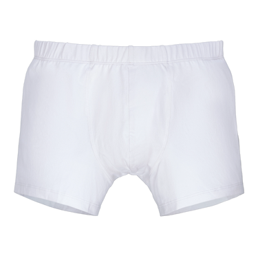 Cotton Boxer Shorts in White