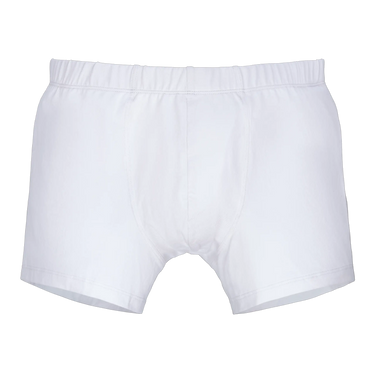 Cotton Boxer Shorts in White