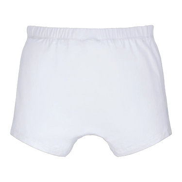 Cotton Boxer Shorts in White