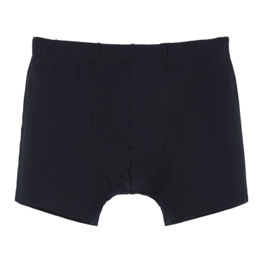 Cotton Boxer Shorts in Navy Blue