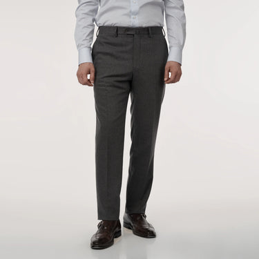 Tailored Virgin Wool and Cashmere-Blend Trousers in Dark Grey. Exclusively Made For Sartale