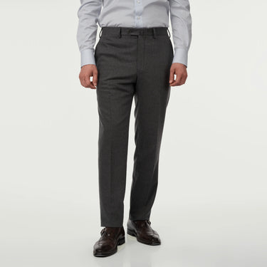 Tailored Virgin Wool and Cashmere-Blend Trousers in Dark Grey. Exclusively Made For Sartale