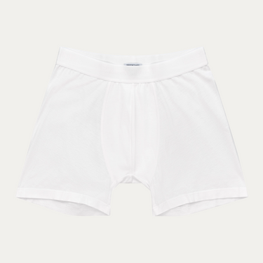 Cotton Boxer Shorts in White