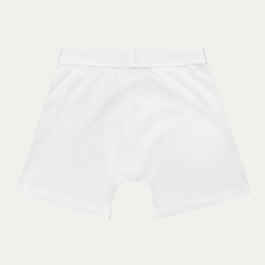 Cotton Boxer Shorts in White
