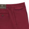 Stretch-Cotton Trousers in Cardinal Red