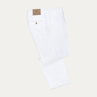 Pantalones Caprera de corte regular en color blanco