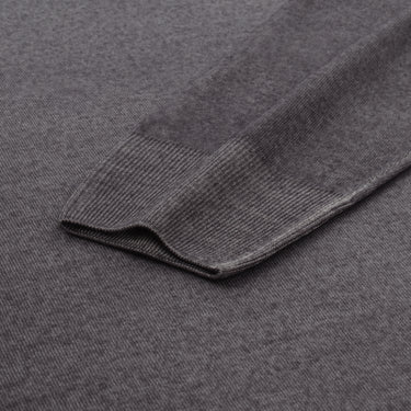 Cruciani Crew-Neck Wool Sweater in Grey - SARTALE