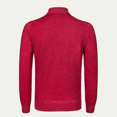 Cruciani Wool Sweater in Fuchsia Red - SARTALE