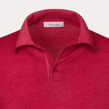 Cruciani Wool Sweater in Fuchsia Red - SARTALE