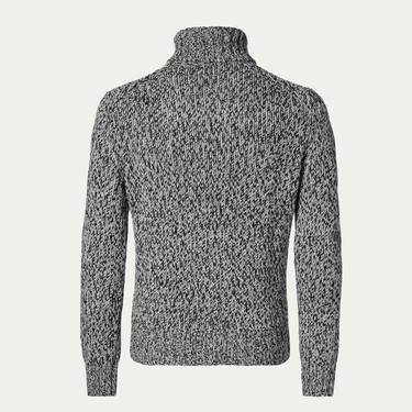 Cruciani Melange Cashmere Turtleneck Sweater in Gery - SARTALE