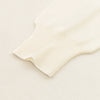 Langärmliges Poloshirt aus Wolle in Weiß