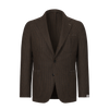 Single-Breasted Wool Jacket in Black and Brown. Exclusively Made for Sartale