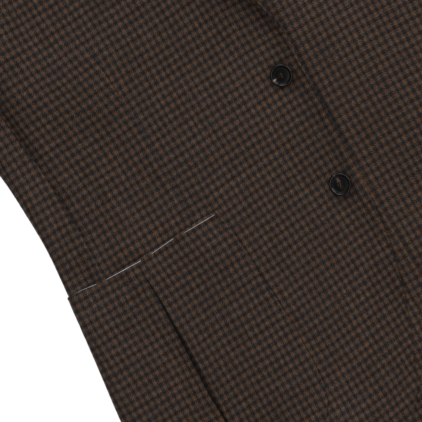 Single-Breasted Wool Jacket in Black and Brown. Exclusively Made for Sartale