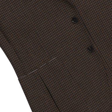 Single-Breasted Wool Jacket in Black and Brown. Exclusively Made for Sartale