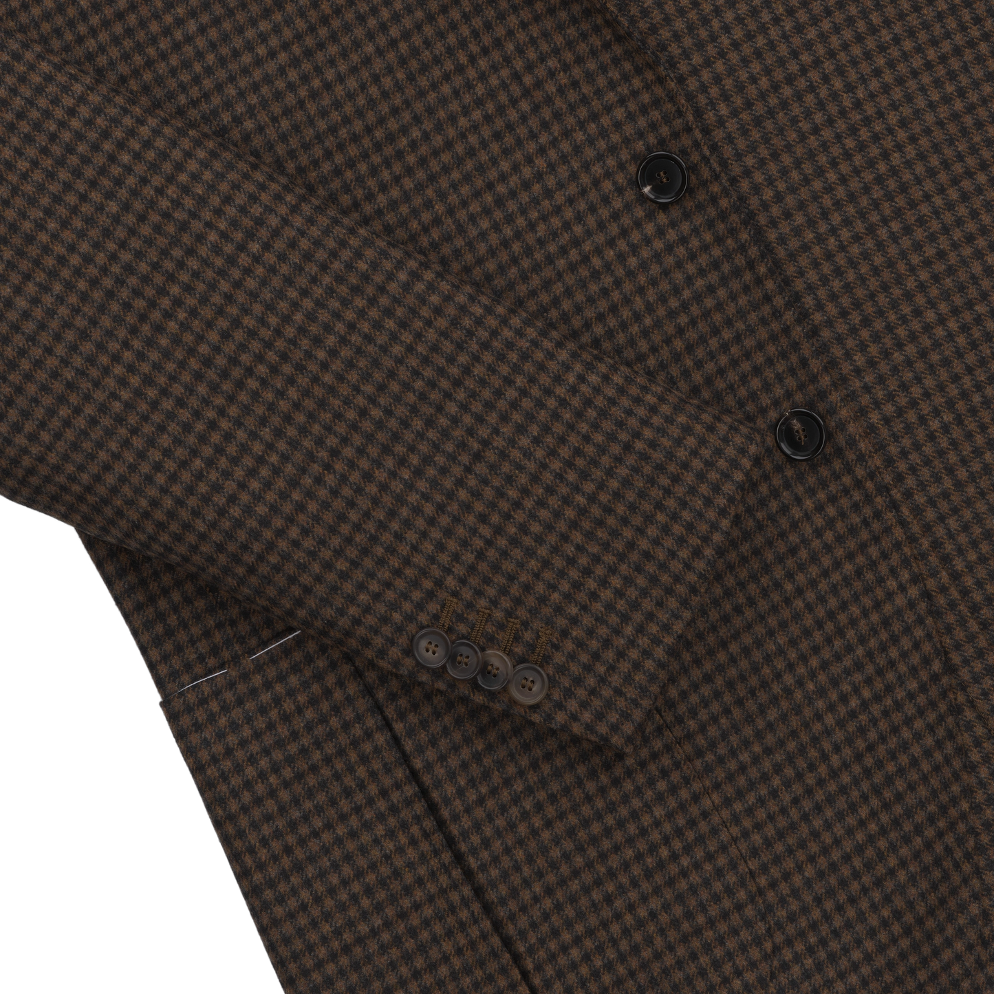 Single-Breasted Wool Jacket in Black and Brown. Exclusively Made for Sartale