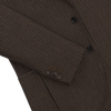 Single-Breasted Wool Jacket in Black and Brown. Exclusively Made for Sartale