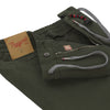 Slim-Fit Cotton-Blend Trousers in Seaweed Green