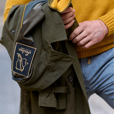 Cashmere-Lined Suede Gloves in Olive Green