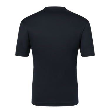 Cotton Crew-Neck T-Shirt in Navy Blue