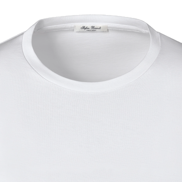 Cotton Crew-Neck T-Shirt in White