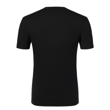 Cotton Crew-Neck T-Shirt in Black