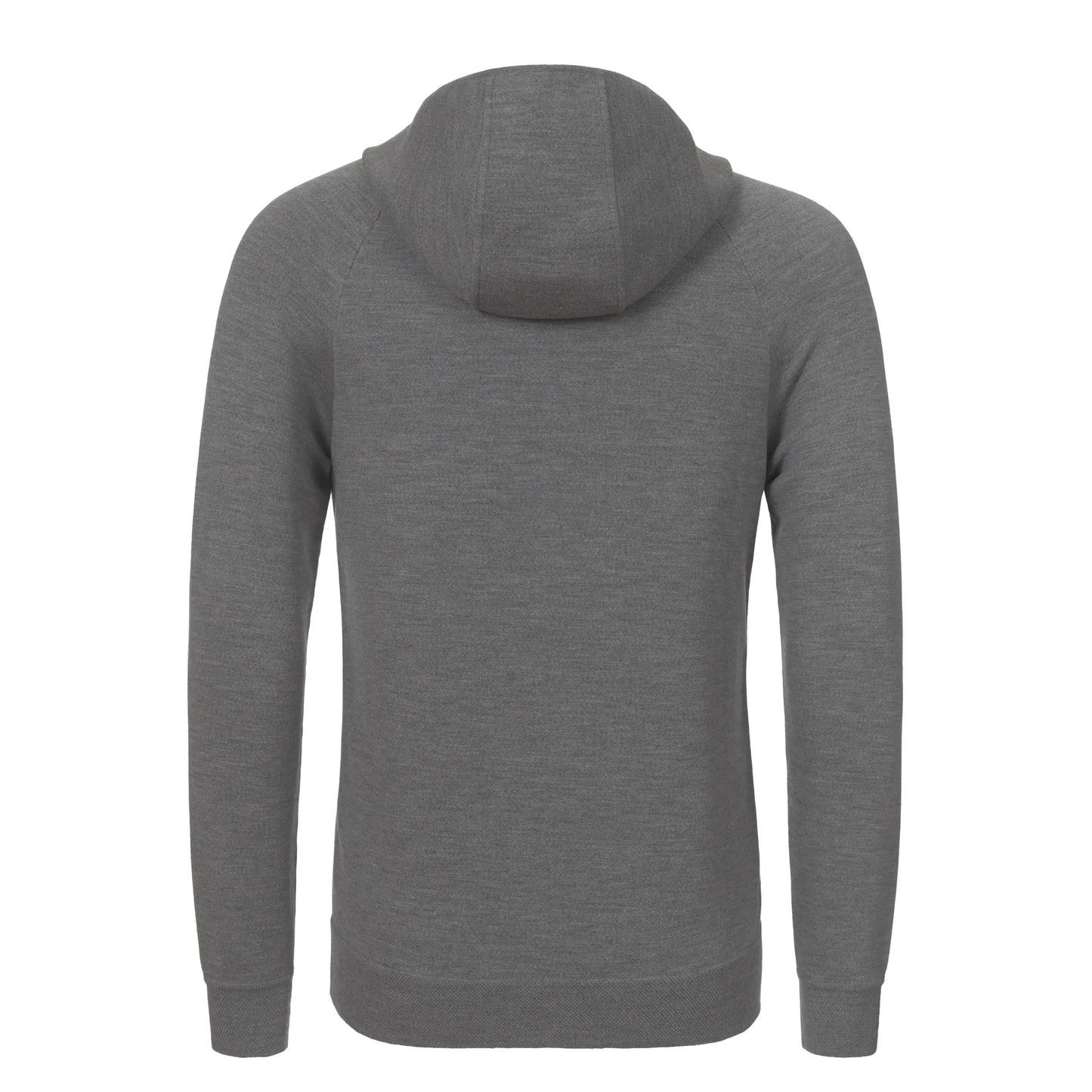 Hooded Zip-Up Sweater in Grey
