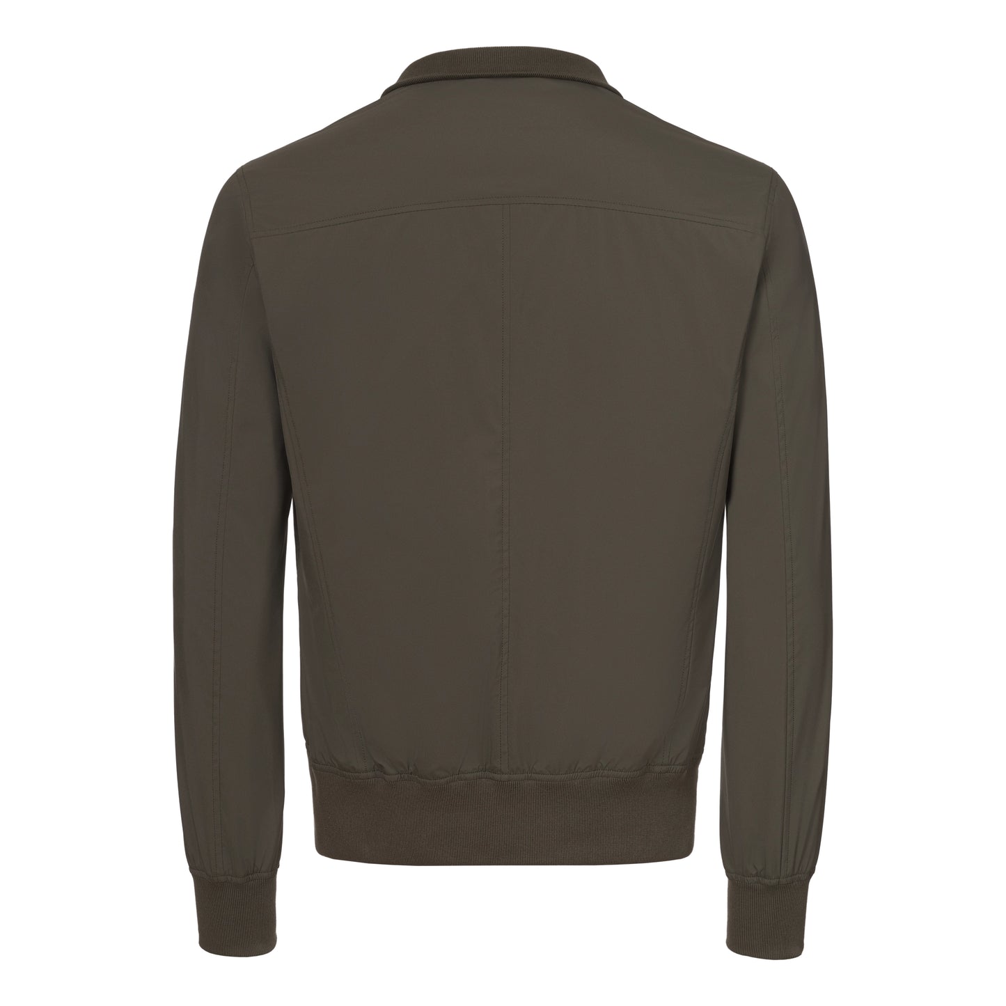 Stand-Up Collar Blouson in Military Green