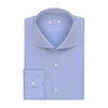 Classic Cotton Shirt in Light Blue with Cutaway Collar