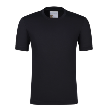 Cotton T-Shirt in Navy Blue