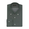 "Culto" Cotton Shirt in Forest Green