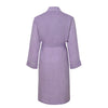 Linen Belted Robe in Purple Melange