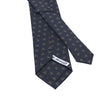 Printed Paisley Silk Tie in Dark Blue