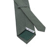 White Paisley Silk Tie in Green