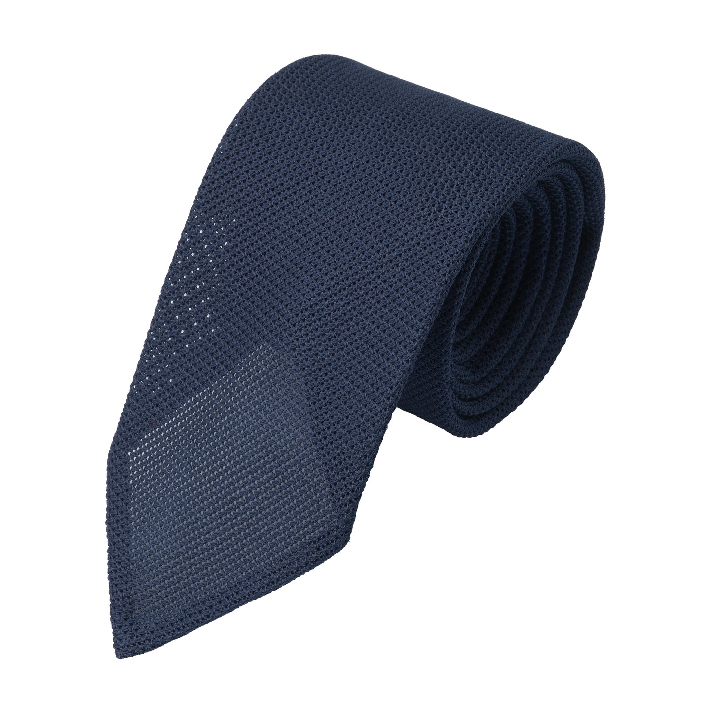 Grenadine Silk Tie in Navy Blue