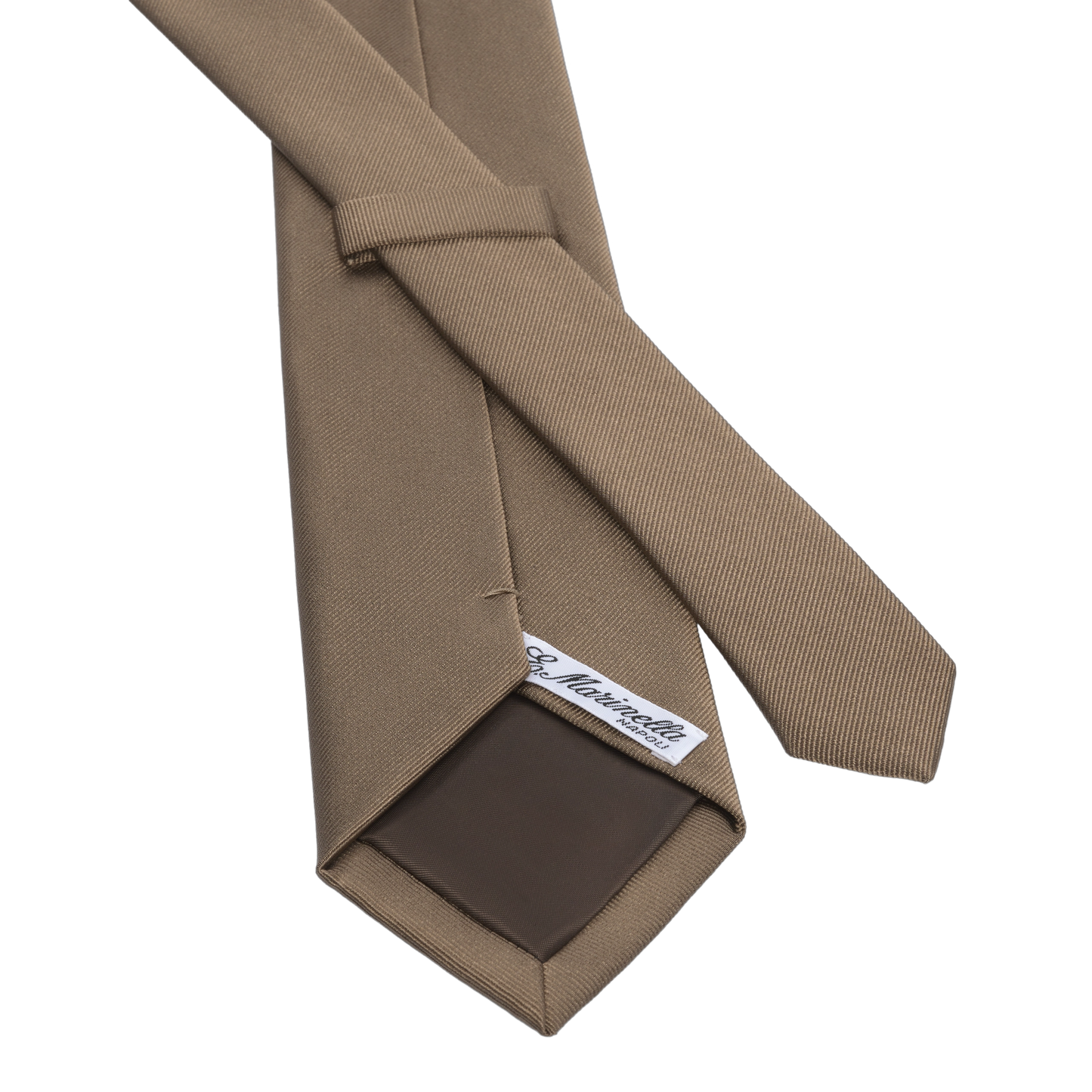 Silk Jacquard Tie in Brown