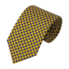 Printed Silk Tie in Yellow