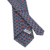 Blue Printed Silk Tie