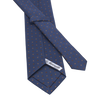 Blue Printed Silk Tie